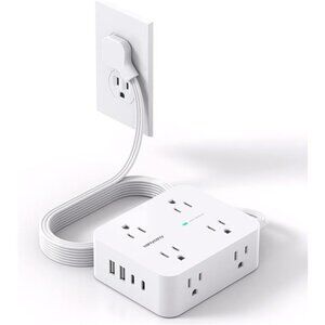 Surge Protector Power Strip, Extension Cord with Multiple Outlets, 5 Ft